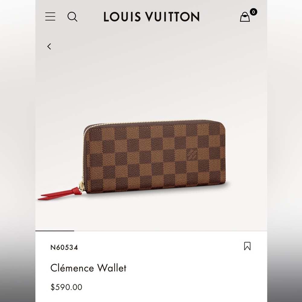 Louis Vuitton Clémence Wallet